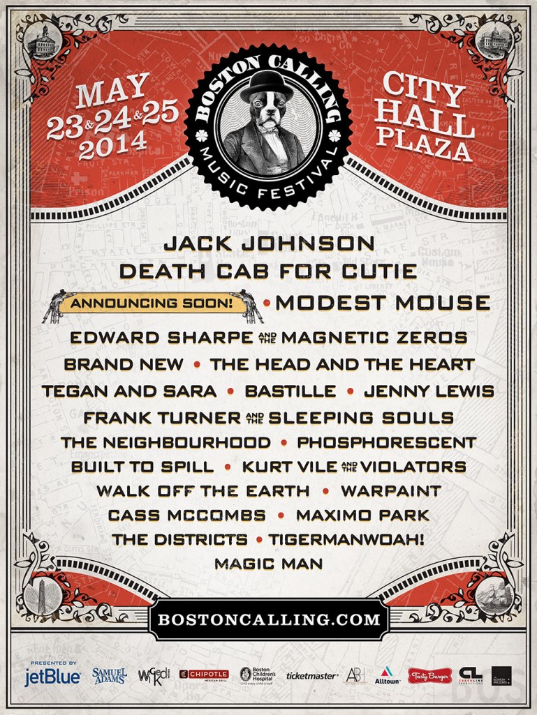 Boston Calling May 2014 lineup
